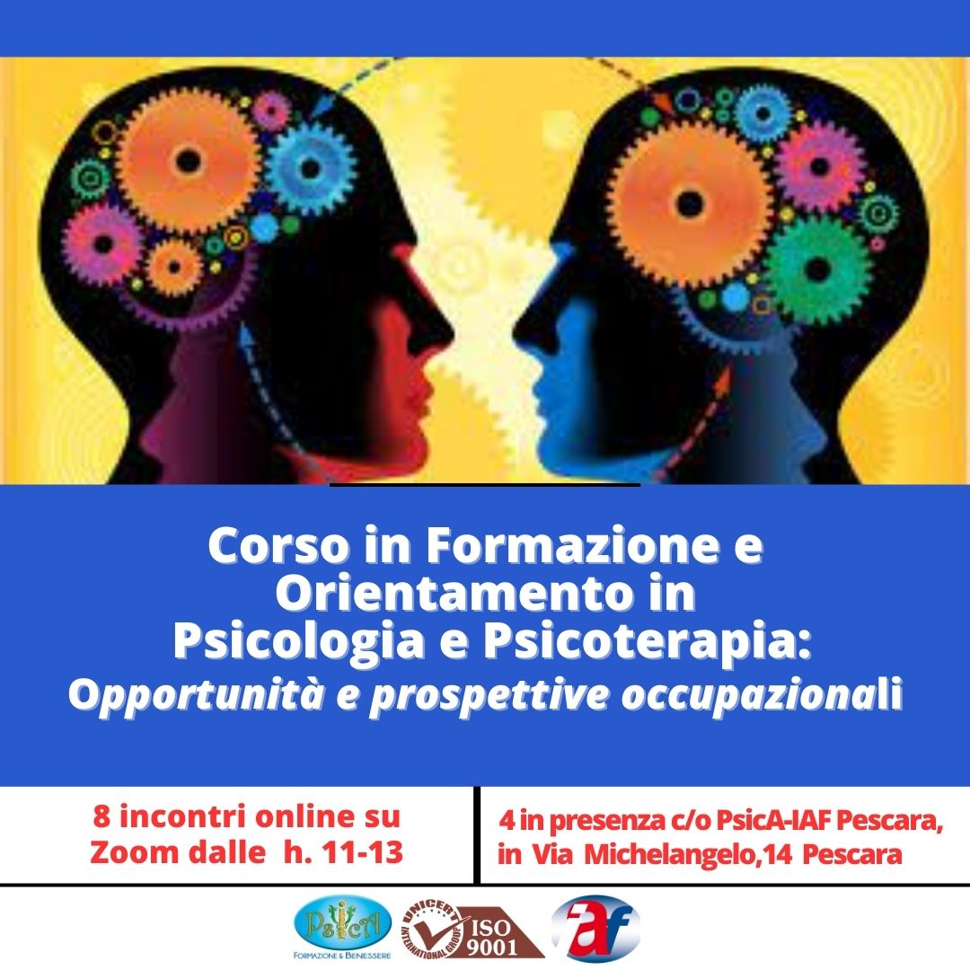 Formazione e Orientamento in Psicologia e Psicoterapia: opportunità e prospettive occupazionali
